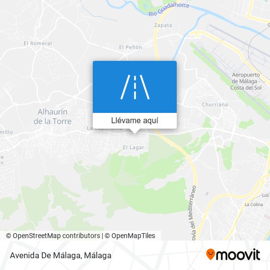 Mapa Avenida De Málaga