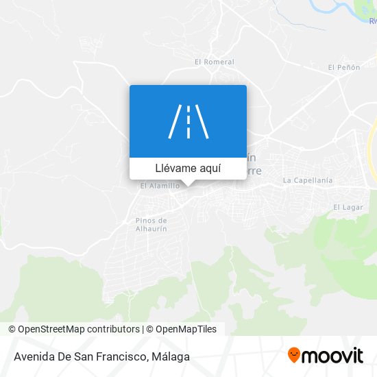 Mapa Avenida De San Francisco