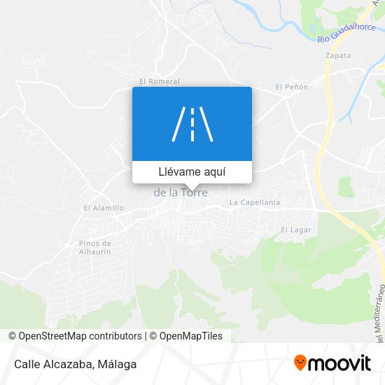 Mapa Calle Alcazaba
