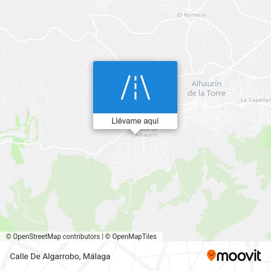 Mapa Calle De Algarrobo
