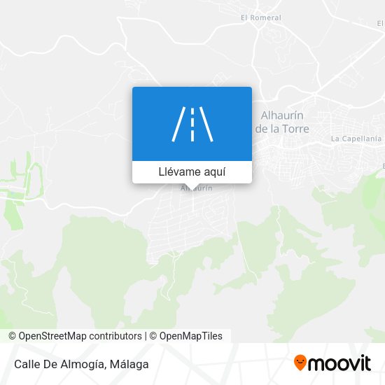 Mapa Calle De Almogía