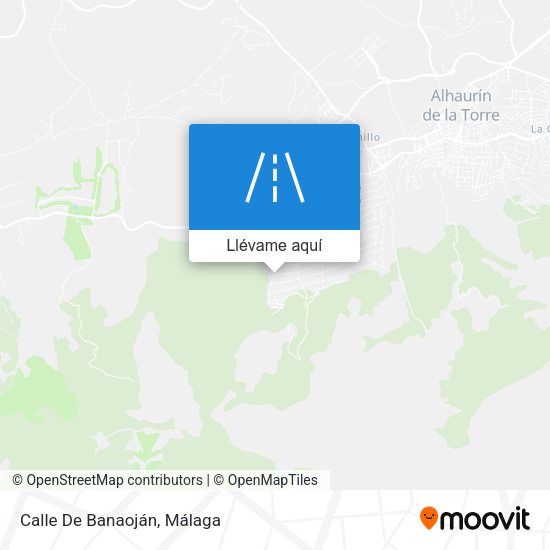 Mapa Calle De Banaoján