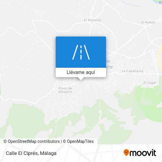 Mapa Calle El Ciprés