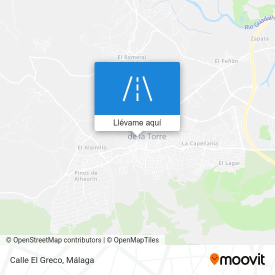 Mapa Calle El Greco