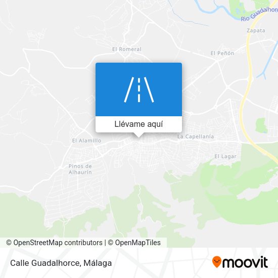 Mapa Calle Guadalhorce