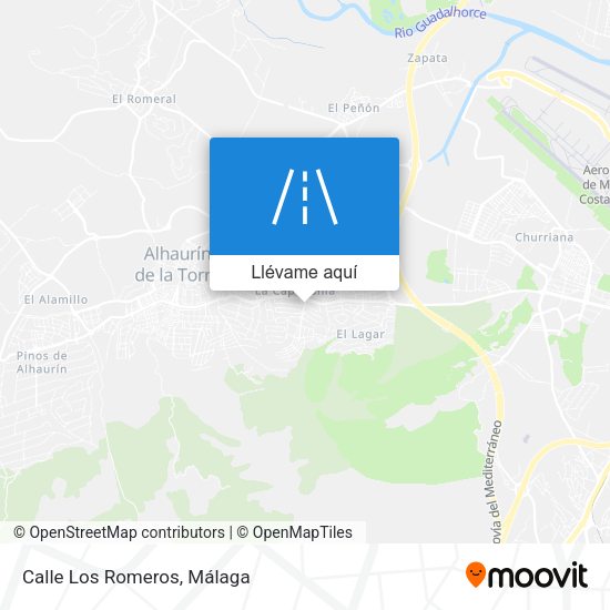 Mapa Calle Los Romeros