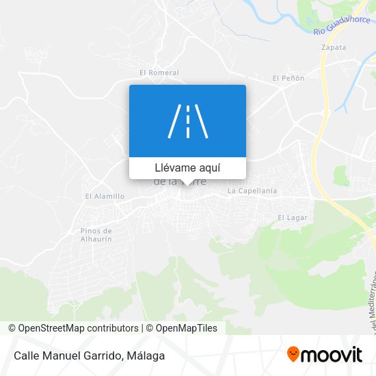 Mapa Calle Manuel Garrido