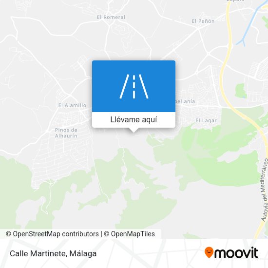 Mapa Calle Martinete