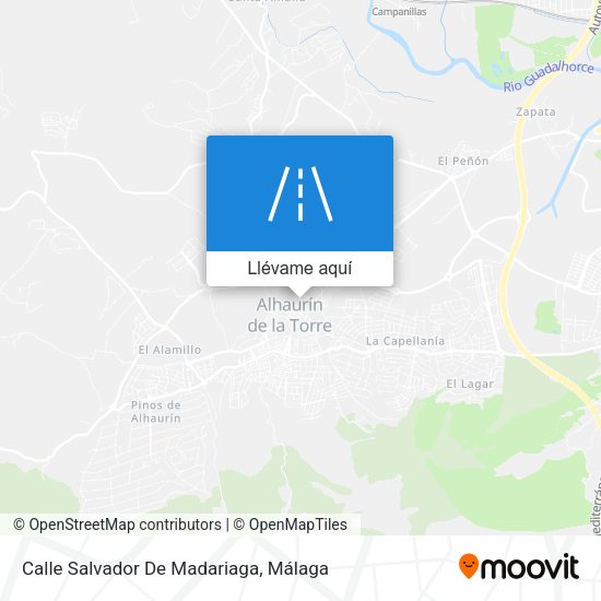 Mapa Calle Salvador De Madariaga
