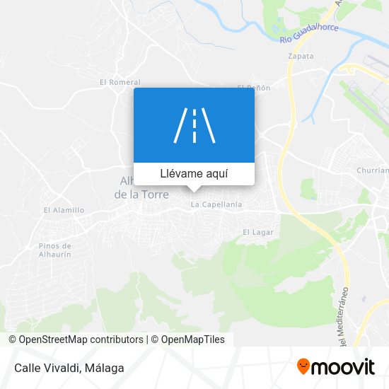 Mapa Calle Vivaldi