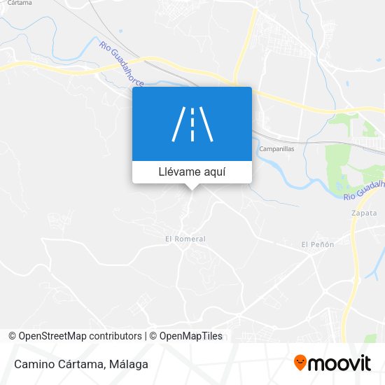 Mapa Camino Cártama