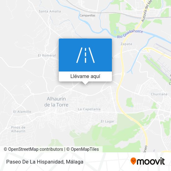Mapa Paseo De La Hispanidad
