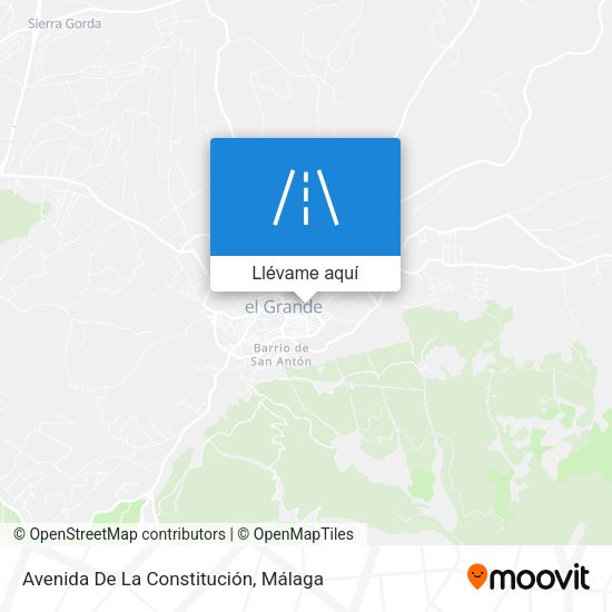 Mapa Avenida De La Constitución