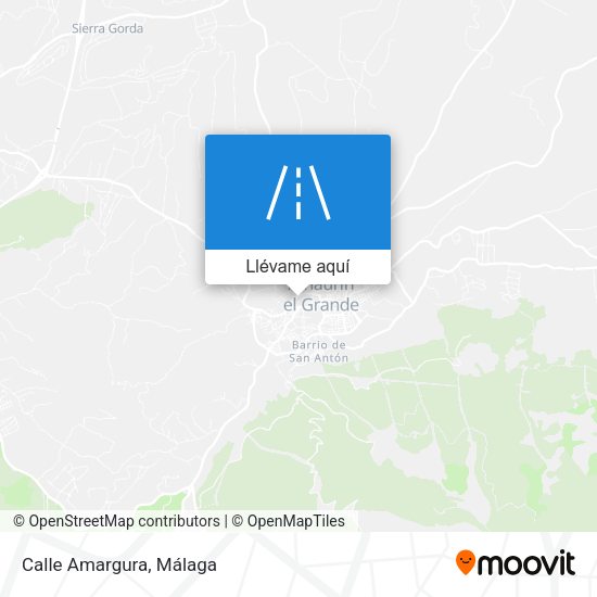 Mapa Calle Amargura