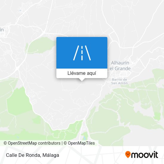 Mapa Calle De Ronda