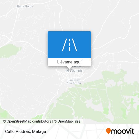 Mapa Calle Piedras