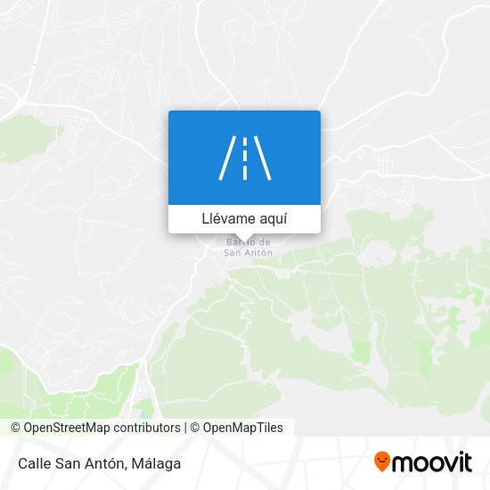 Mapa Calle San Antón