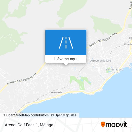 Mapa Arenal Golf Fase 1