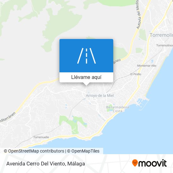 Mapa Avenida Cerro Del Viento