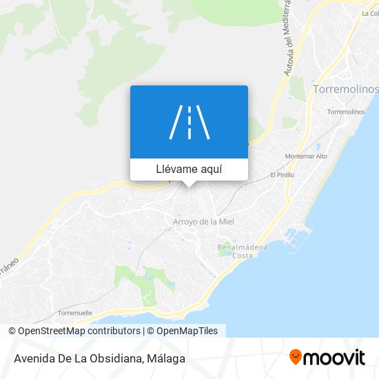 Mapa Avenida De La Obsidiana