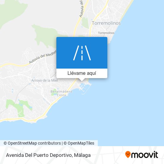 Mapa Avenida Del Puerto Deportivo