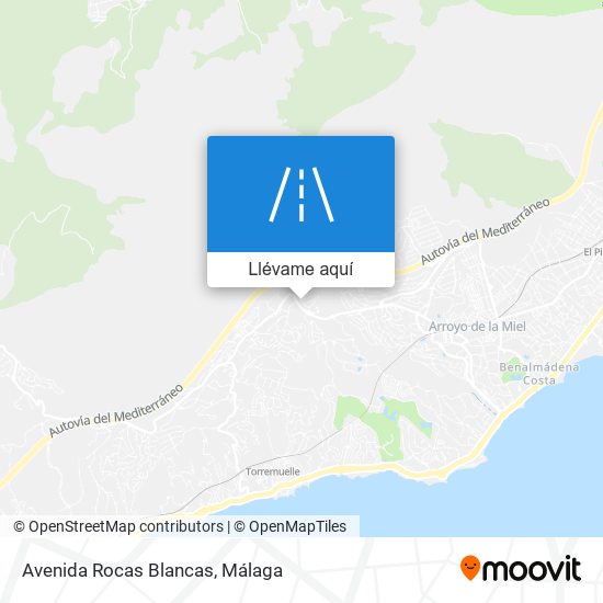 Mapa Avenida Rocas Blancas