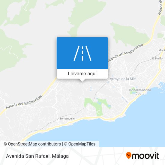 Mapa Avenida San Rafael