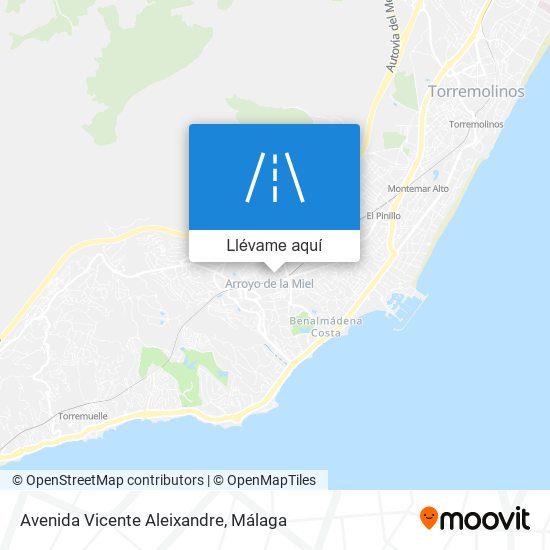 Mapa Avenida Vicente Aleixandre