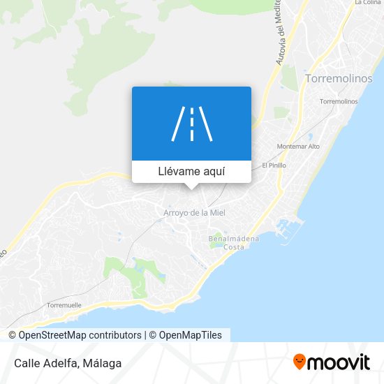 Mapa Calle Adelfa