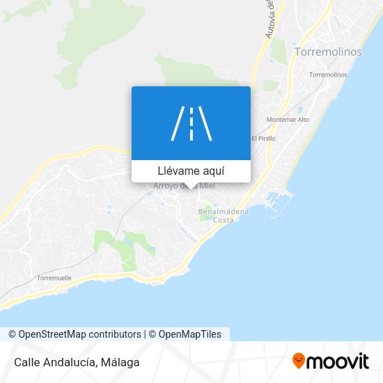 Mapa Calle Andalucía