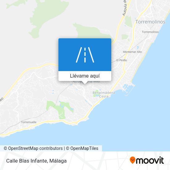 Mapa Calle Blas Infante