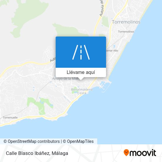 Mapa Calle Blasco Ibáñez