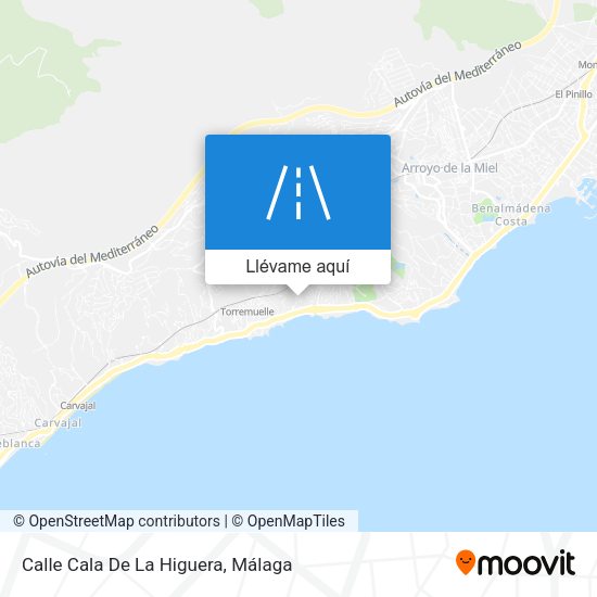 Mapa Calle Cala De La Higuera