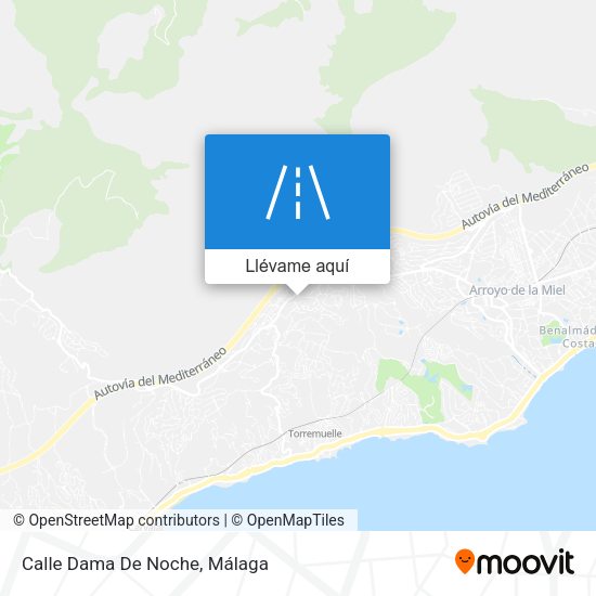 Mapa Calle Dama De Noche