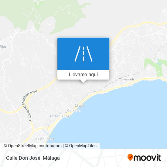 Mapa Calle Don José