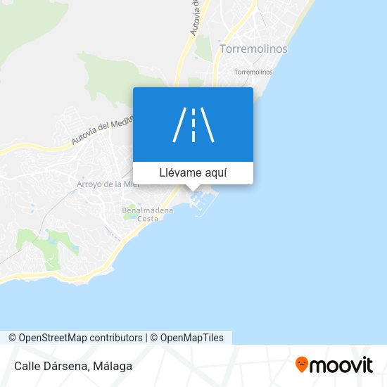 Mapa Calle Dársena