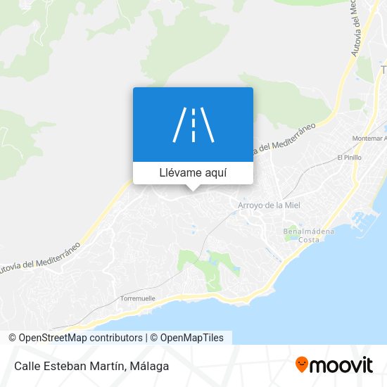 Mapa Calle Esteban Martín