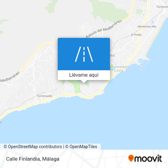 Mapa Calle Finlandia