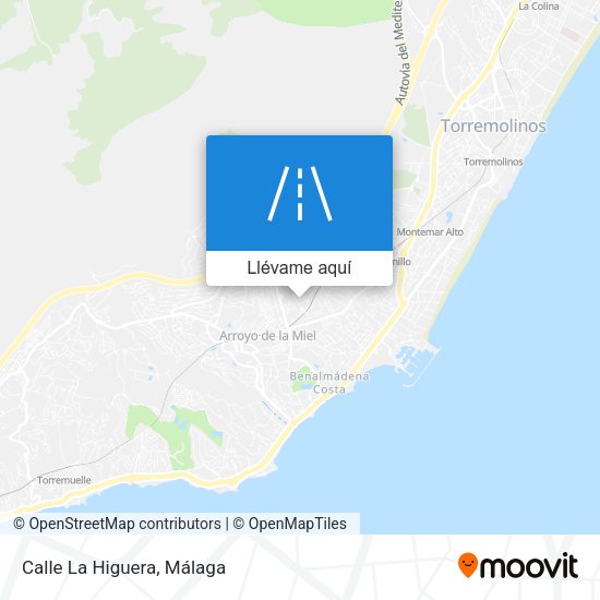 Mapa Calle La Higuera