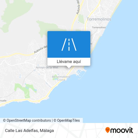 Mapa Calle Las Adelfas