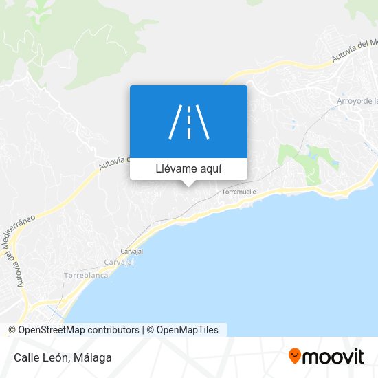 Mapa Calle León