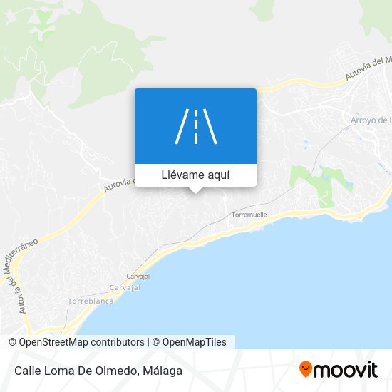 Mapa Calle Loma De Olmedo
