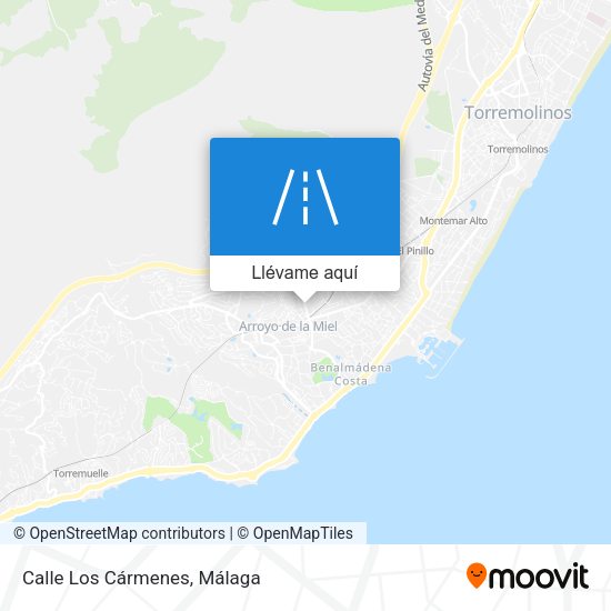 Mapa Calle Los Cármenes