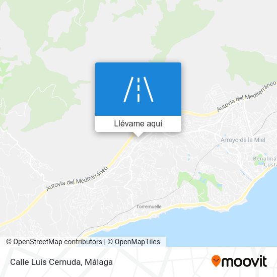 Mapa Calle Luis Cernuda