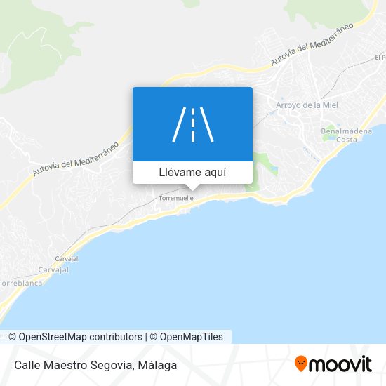Mapa Calle Maestro Segovia