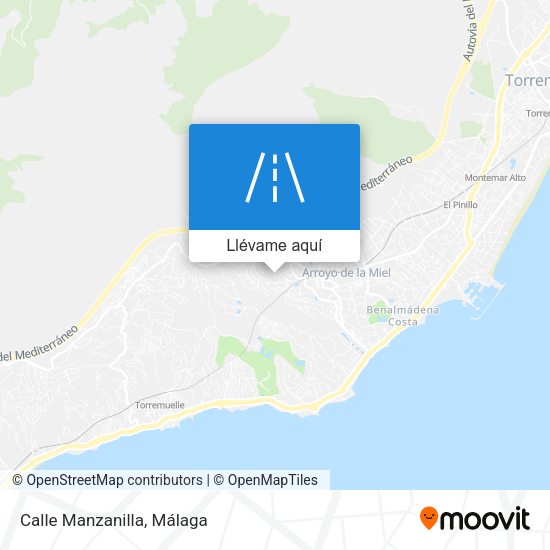 Mapa Calle Manzanilla
