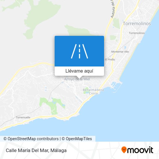 Mapa Calle María Del Mar
