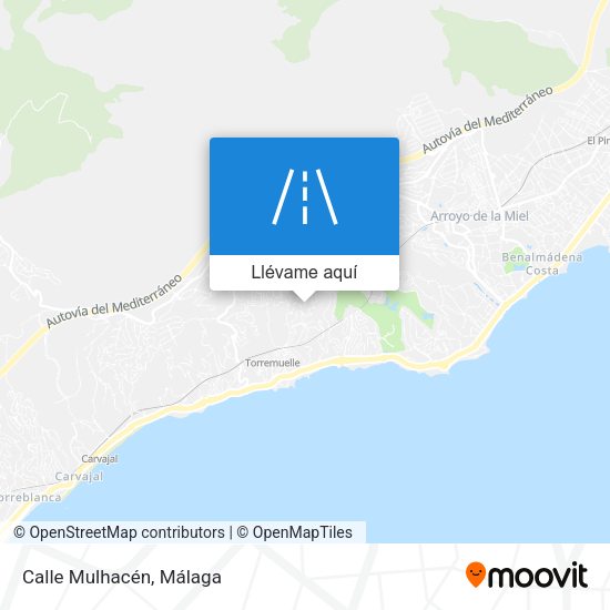 Mapa Calle Mulhacén