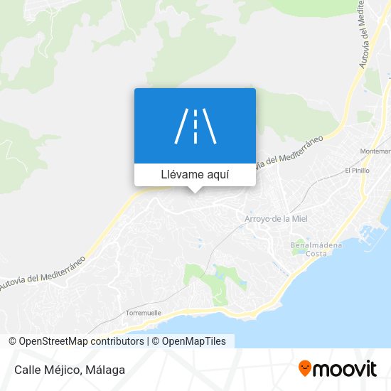 Mapa Calle Méjico