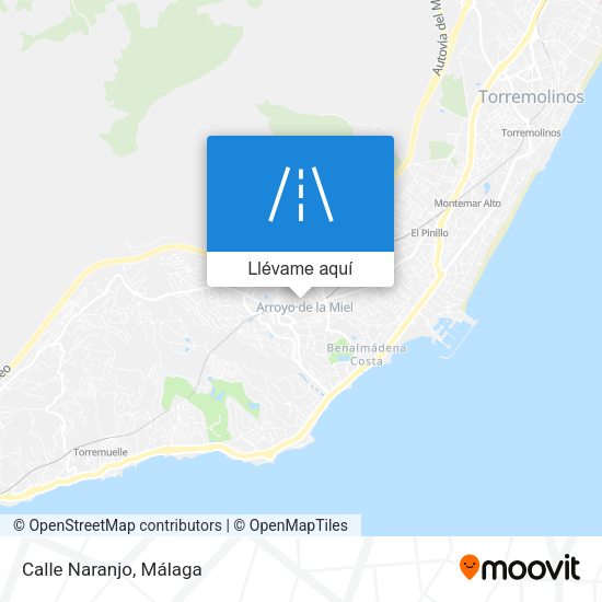 Mapa Calle Naranjo